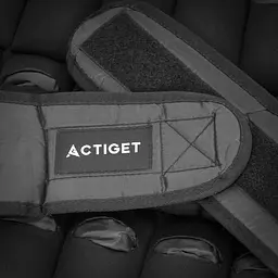 Жилет-обважнювач для тренувань Actiget 20 кг зі змінною вагою ACT0123 Black - мініатюра 5