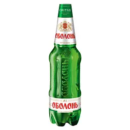 Пиво Оболонь Світле, 4,5%, 1,1 л (766318)