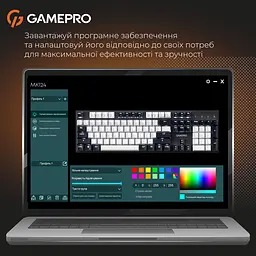 Клавіатура GamePro Genesis Metallic Outemu Red Swithes USB Black (MK144B) [152665] - мініатюра 12