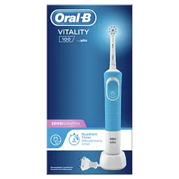 Електрична зубна щітка Oral-B Vitality Sens Clean D100, синій - мініатюра 3