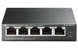 Комутатор TP-LINK TL-SF1005LP, 5x10/100 Mb/s, автоматичне визначення/AUTO MDI/MDIX, металевий корпус, керований