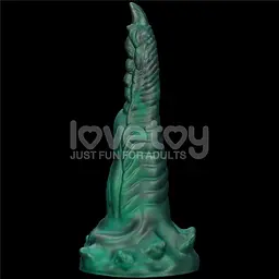 Вібратор Lovetoy Double-Claw Savage Charm 19.4 см зелений - мініатюра 5