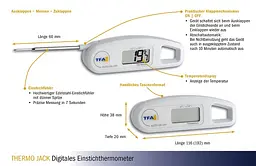 Термометр щуповий TFA "Thermo Jack" 30104702 - мініатюра 6