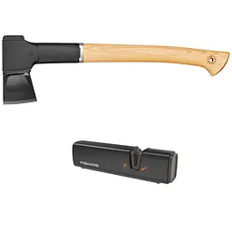 Подарунковий набір Fiskars Norden Splitting Axe N12 та Sharpener Set (1052277)