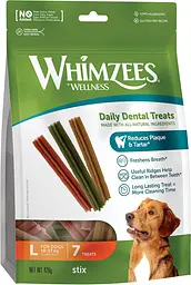 Натуральні ласощі для зубів собак WHIMZEES Dental Treats Stix L 7 шт. - мініатюра 1