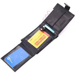 Чоловічий шкіряний гаманець ST Leather 12,3х10х2 см acs0028306 - мініатюра 5