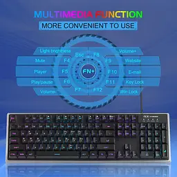Комплект (клавіатура + миша) MageGee K1 Combo Black (6971969723900-UA) [164310] - мініатюра 5
