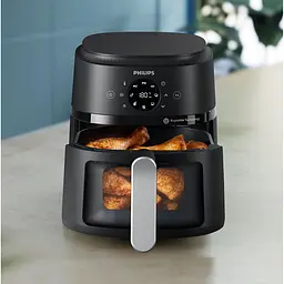 Мультипіч Philips Ovi digital 1500 Вт чорна (NA221/00) - мініатюра 6
