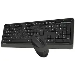 Комплект бездротовий (клавіатура+миша) A4Tech FG1010S Black/Grey - мініатюра 3