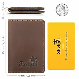 Шкіряна кредитница SHVIGEL 10,5х7,5 см acs0015253 - мініатюра 3