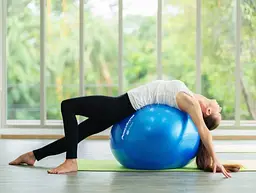 М'яч для фітнесу (фітбол) Power System PS-4018 Ø85 cm PRO Gymball Blue (PS-4018_85cm_Blue) - мініатюра 4