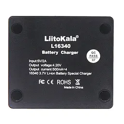 Універсальний зарядний пристрій LiitoKala Lii-L16340 на 4 канали - мініатюра 5