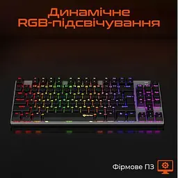 Клавіатура Meetion MK008 Pro USB Type-C Black (MT-MK008Pro-W-RUA) - мініатюра 3