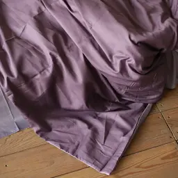 Комплект постільної білизни полуторний 150 x 220 см Сатин Lupine Фіолетовий - мініатюра 3