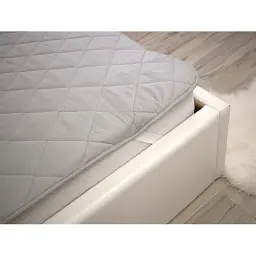 Наматрасник Руно силиконовый на резинке Grey/White 140х190 см двусторонний серый с белым