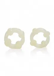 Ерекційні кільця Island Rings Double Stacker (світиться у темряві) California Exotic Novelties 12740 98650