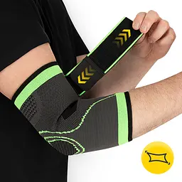 Фіксатор (бандаж) для ліктьового суглоба 4FIZJO Flex 1 шт Size L (P-5905973407373) - мініатюра 3