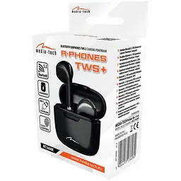 Навушники TWS Media-Tech R-PHONES, BT 5.3, Чорний - мініатюра 8