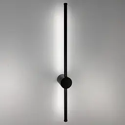 Дизайнерський чорний настінний світильник LED Line F BD 88002/600 BK - мініатюра 5