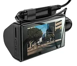 Автомобільний відеореєстратор DVR Hoco DL07 Plus LTPS-3.0" 2 камери Full HD