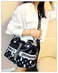 Сумка жіноча Kis Italian Bags 25х33 см Чорний (id_1361) - мініатюра 2