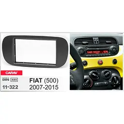 Перехідна рамка Fiat 500 Carav 11-322 - мініатюра 4
