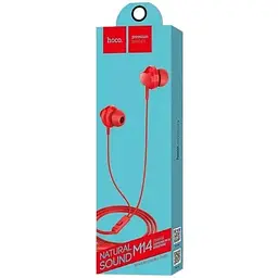 HF Hoco M14 Red + mic + button call answering - мініатюра 2