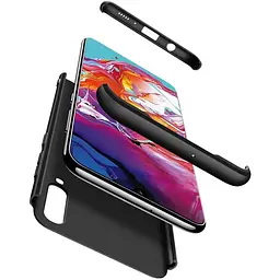 Чохол-накладка GKK 3 in 1 Hard PC Case Samsung Galaxy A70 Black - мініатюра 3