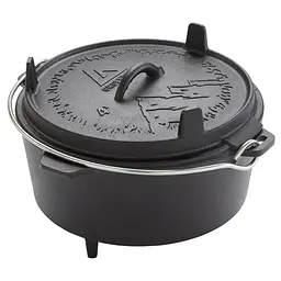 Казан з кришкою Groenberg Askja Pot 25 см 4 л Black(DAS303243)