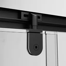 Душова кабіна Am.Pm Gem 5-corner Pivot 90x90 см без піддону black W90UG-405-090BT, Чорний, прозорий, чорний - мініатюра 6