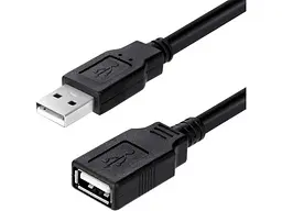 Кабель ColorWay USB2.0 AM/AF 1.8м Black (CW-CBUF076-BK)