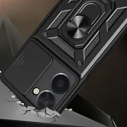 Панель BeCover Military для Realme 10 Black (709169) - мініатюра 6