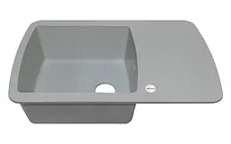 Кухонна мийка Adamant Optimaks 775x495x200 світло-сірий 526223, Сірий - мініатюра 2