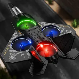 Літак на радіокеруванні SCHE L0712 Aerobatic (with two remote controls) Black - мініатюра 6