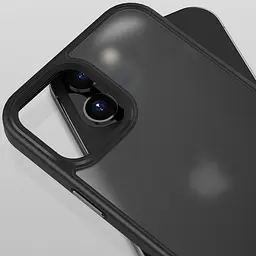 TPU+PC чохол Metal Buttons для Apple iPhone 12 Pro / 12 6.1" Чорний, TPU+PC - мініатюра 5