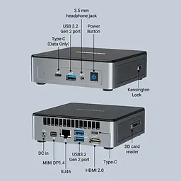Неттоп Geekom Mini Air12 [GMAir12N100-16512-EU] [112040] - мініатюра 5