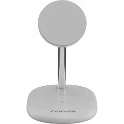 Зарядний пристрій Canyon wireless charger WCS-205 15W Qi2 2in1 w/o adapter White (CNS-WCS205WW/A) - мініатюра 6