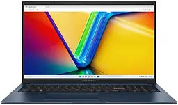 Ноутбук ASUS Vivobook 17 X1704ZA-AU143 17.3' FHD IPS, Intel i3-1215U, 8GB, F512GB, UMA, noOS, Блакитний (90NB10F2-M005Z0)