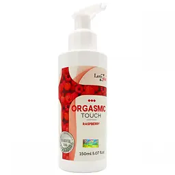 Масажний гель Lovestim Orgasmic Touch зі смаком малини 150 мл - мініатюра 2