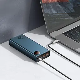 Портативна батарея - зовнішній акумулятор Baseus Adaman Metal 20000mAh 65W PPIMDA-D03 - мініатюра 7