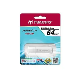 USB флеш накопичувач Transcend 64Gb JetFlash 730 (TS64GJF730) - мініатюра 2