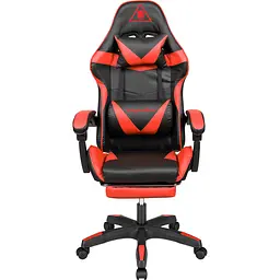 Крісло геймерське Kruger&Matz GX-150 з підставкою для ніг Red/Black - мініатюра 3