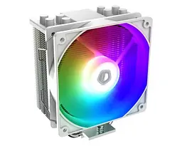 Кулер для процесорів ID-Cooling SE-214-XT ARGB White, 1x120 мм, алюміній/мідь, Intel: 1700/1200/1150/1151/1155/1156, AMD: AM4/AM5, 4-pin PWM, до 180 Вт