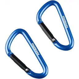 Брелок-карабін Munkees 3206 D 6х60 мм пара Dark Blue (1012-3206-DB)