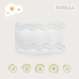 Подушка дитяча Papaella Baby Comfort 60х40 см біла (8-29615) - мініатюра 6