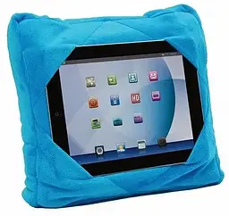 Подушка Supretto Go-Go Pillow 27х27 см блакитна (4436) - мініатюра 3