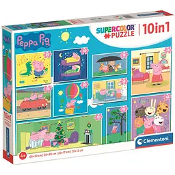  Пазл 10 в 1 Clementoni Peppa Pig (20271)