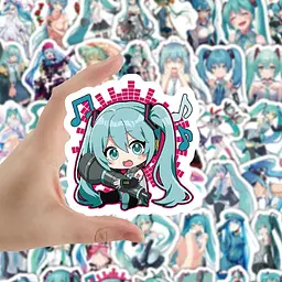 Стікерпак GeekLand Hatsune Miku 100 штук - мініатюра 5