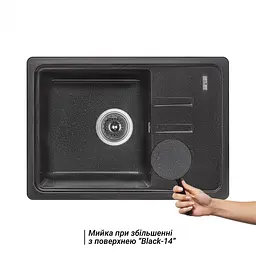 Кухонна мийка Lidz 620x435/200 BLM-14 (LIDZBLM14620435200) - мініатюра 2