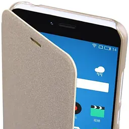 Чохол-книжка Nillkin Sparkle case Meizu M3 Gold - мініатюра 5